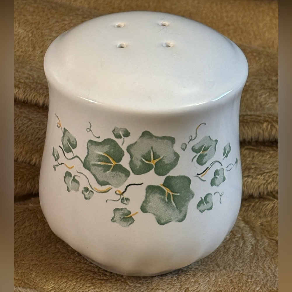 Corelle Callaway Salt / Pepper Shaker Good Condition.